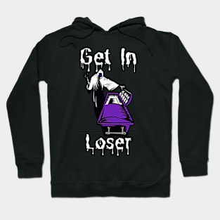 Get In Loser Halloween Design Hoodie